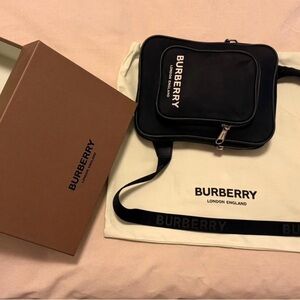Burberry Black Belt Bag for Men